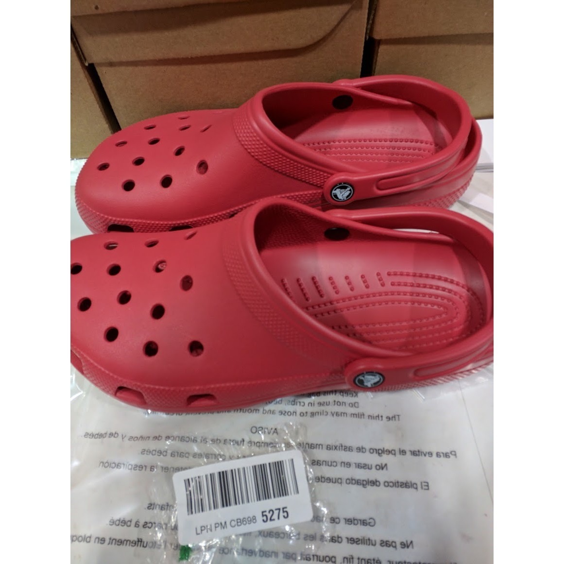 Crocs Crocs Crocband Clog UnisexAdult Clog RedBlack